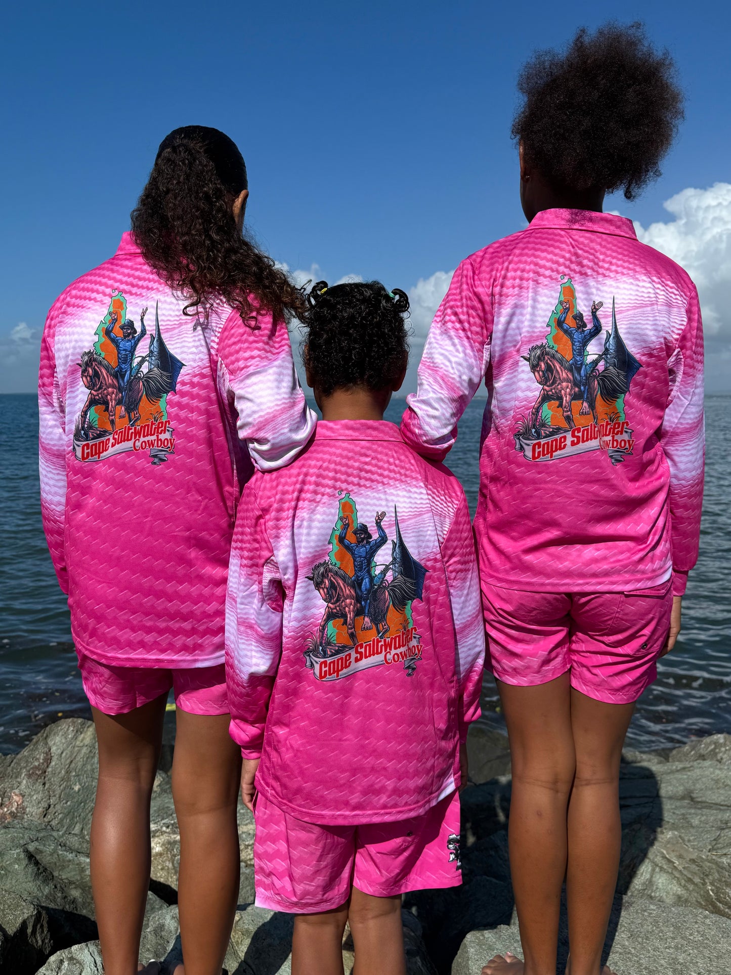 Youth Unisex Fishing Set: Shirt & Shorts – Cape Tide Edition