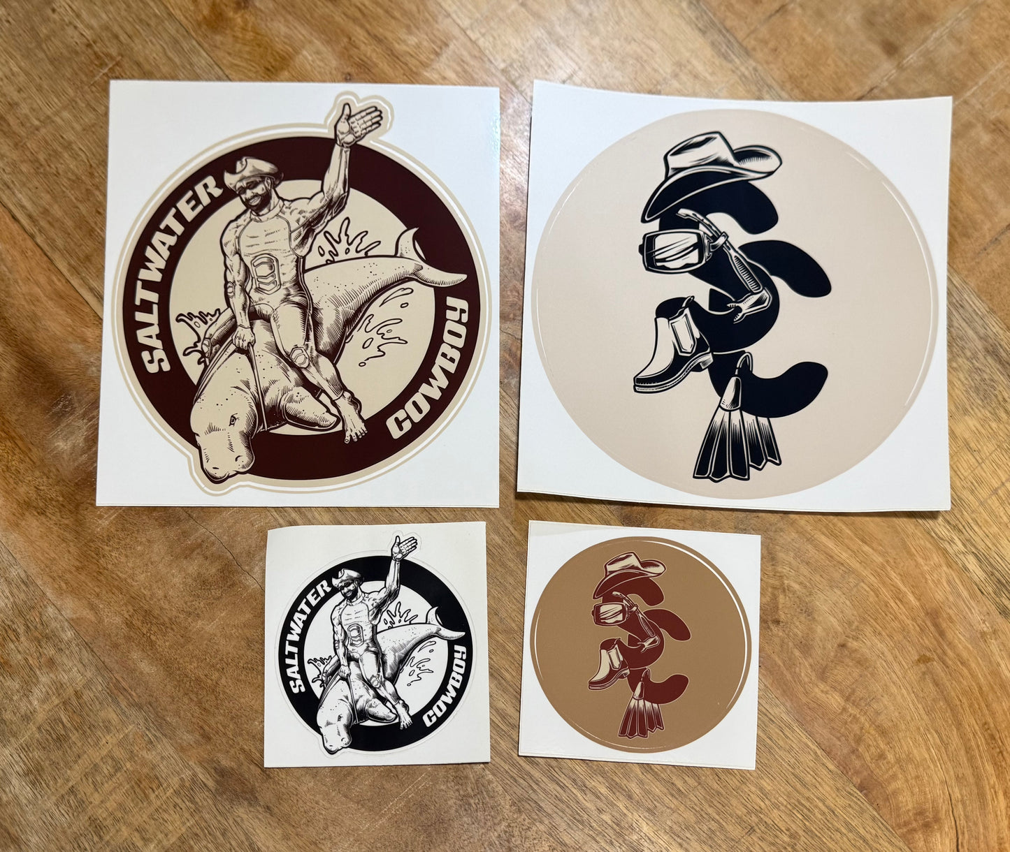 Cape Saltwater Cowboy Sticker Pack
