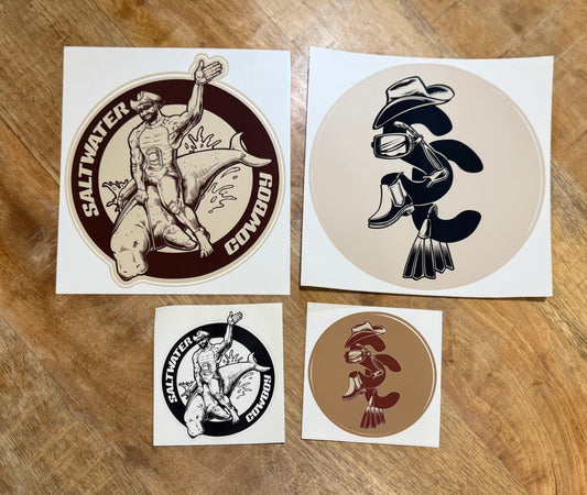 Cape Saltwater Cowboy Sticker Pack