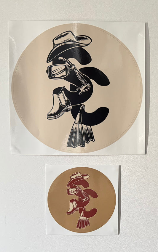 Vinyl Sticker - Signature SC Logo