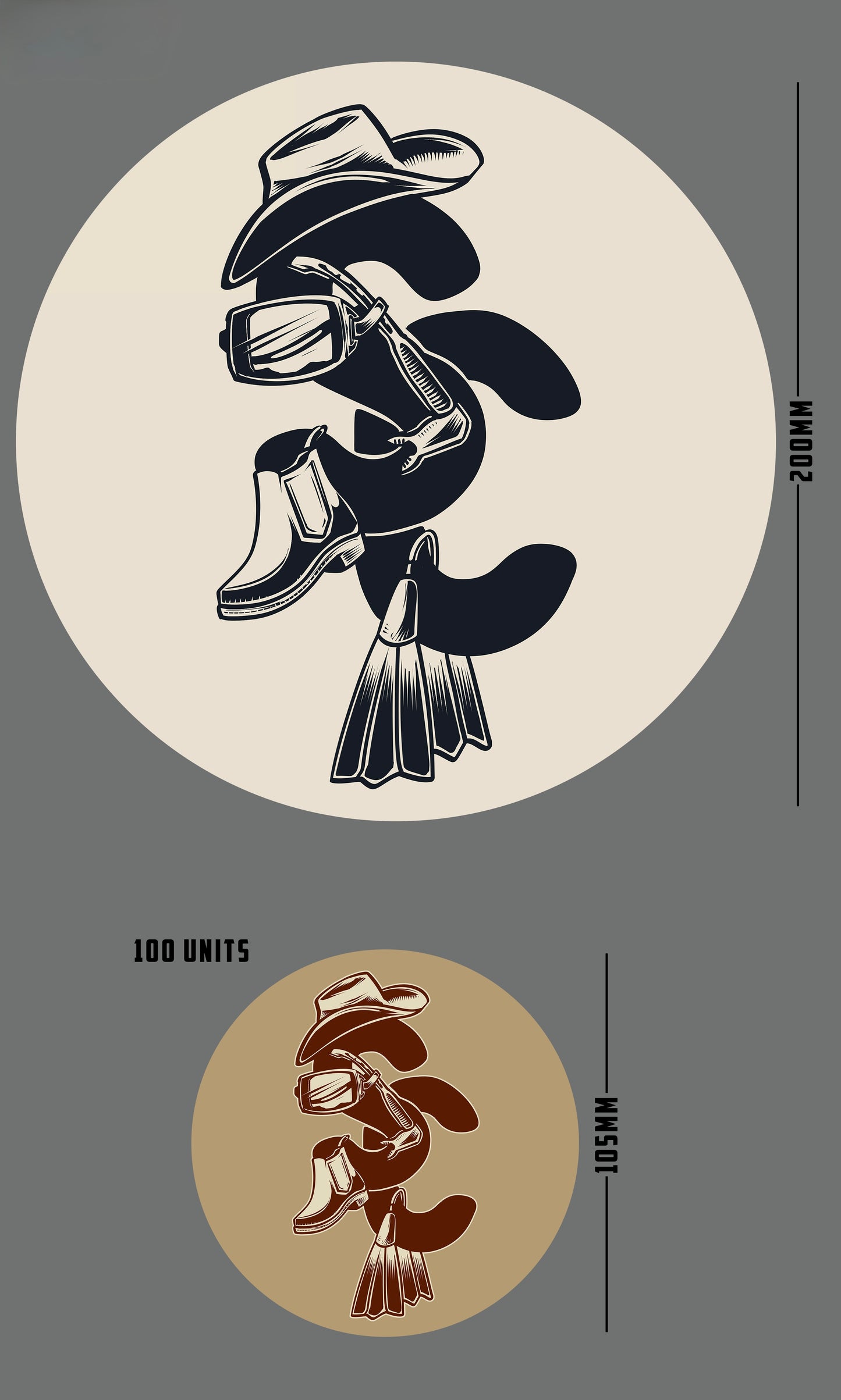 Vinyl Sticker - Signature SC Logo